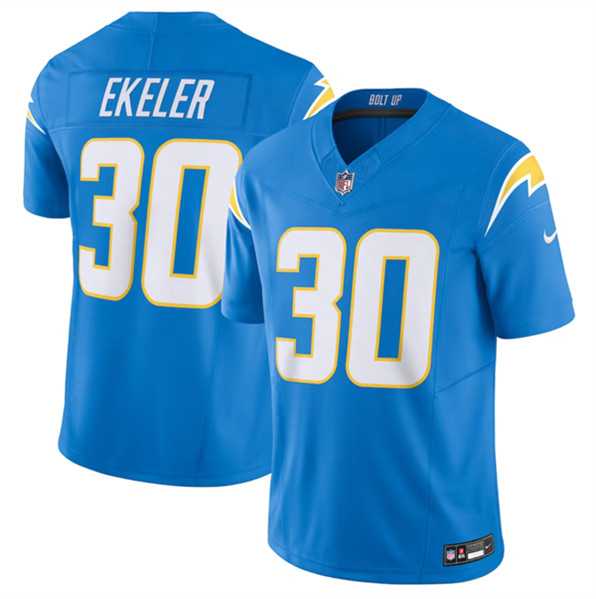 Men & Women & Youth Los Angeles Chargers #30 Austin Ekeler Blue 2023 F.U.S.E. Vapor Untouchable Limited Stitched Jersey